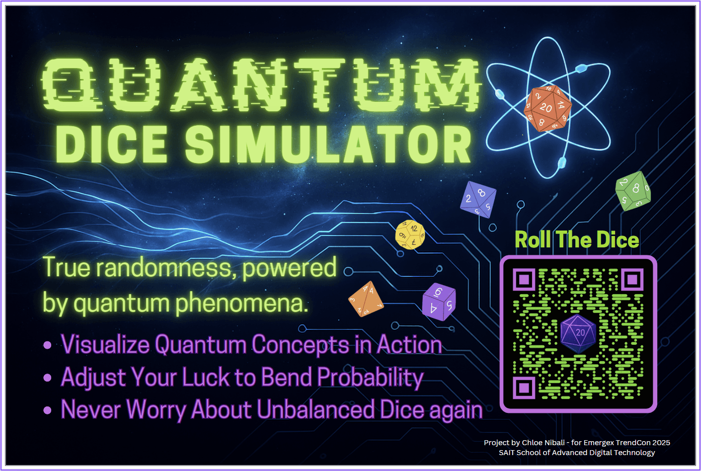 Quantum Dice Simulator
